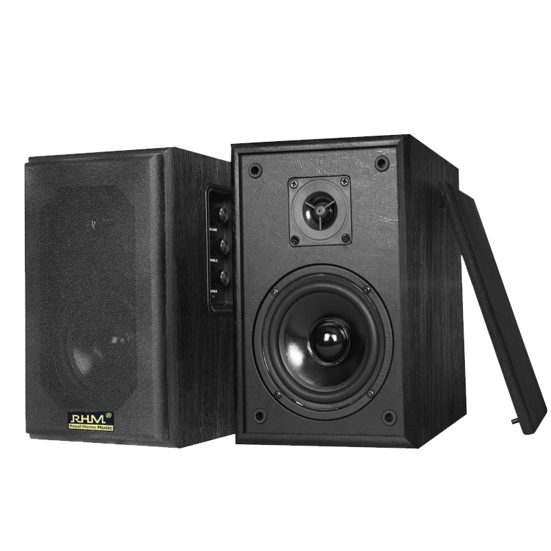 RHM皇马RM1000BT蓝牙音响 电脑桌面多媒体2.0音箱教学工程箱 有源低音炮游戏家居音响 黑色