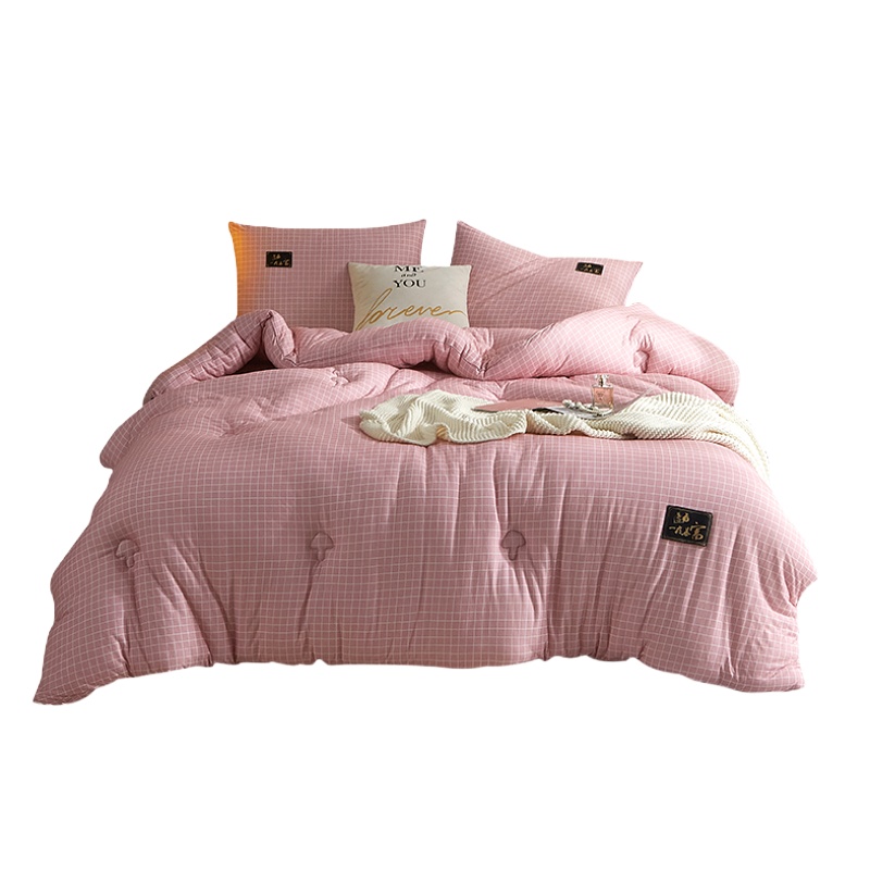 南极人牛奶针织棉抗菌秋冬被速热保暖被芯子2米加厚冬季被子