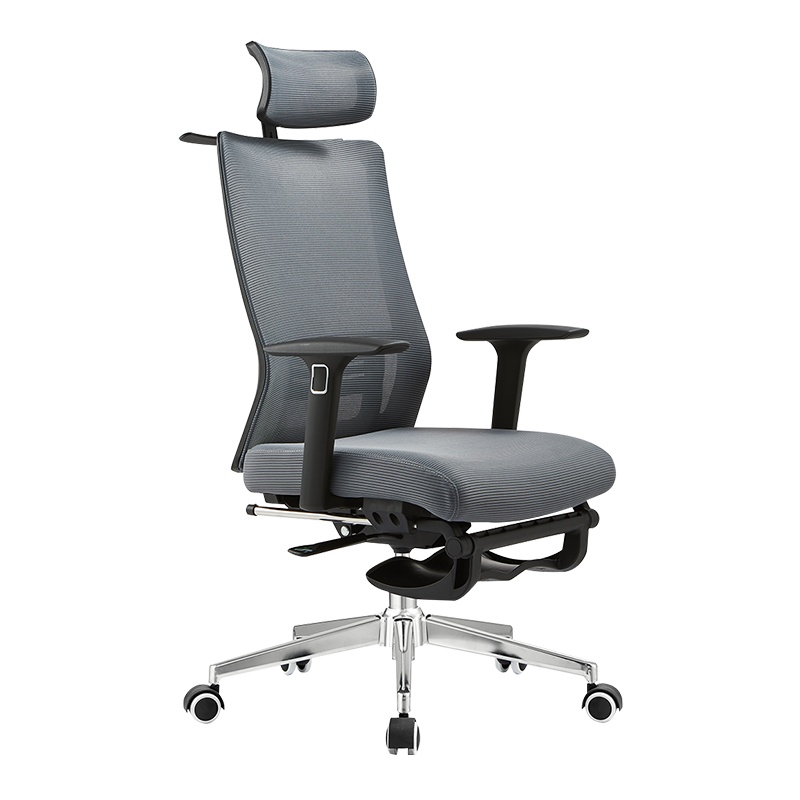 质凡家用网布简约转椅可平躺午休办公椅老板椅人体工学电脑椅