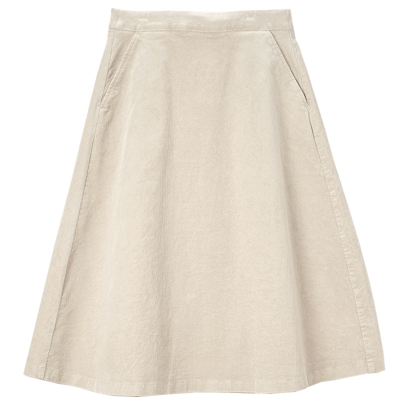 柔软A字裙女士秋冬通勤休闲弹力松紧时尚伞裙海澜优选