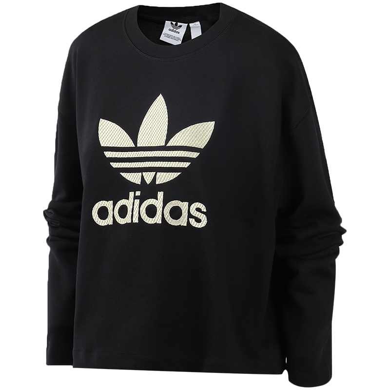 adidas阿迪达斯三叶草女服卫衣时尚运动休闲服FM2623