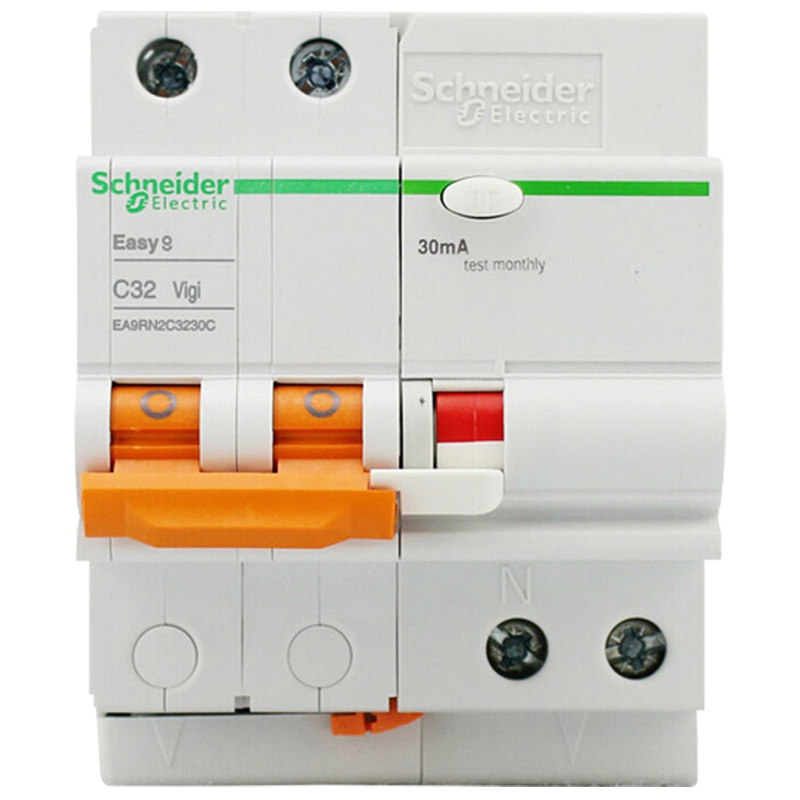 施耐德电气（Schneider Electric）漏电保护器 E9系列2P32A带漏保空气开关