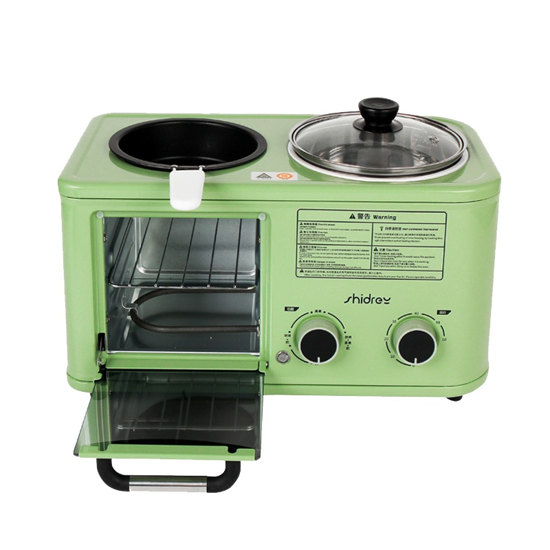 西德瑞多士炉烤面包机家用早餐机多功能四合一小型三明治网红机