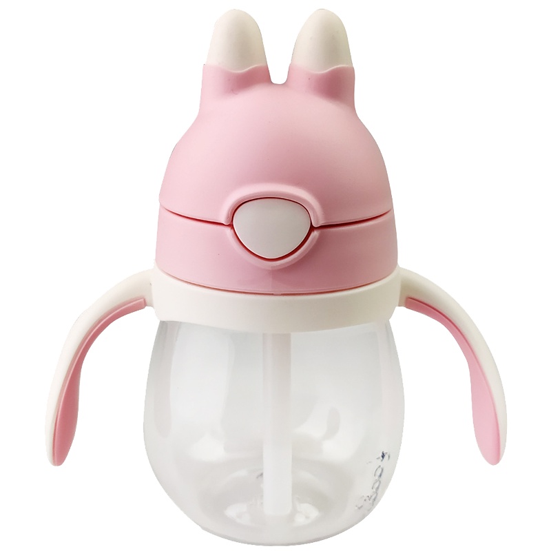 [Foogo系列小兔子杯]THERMOS膳魔師 儿童tritan塑料吸管水杯