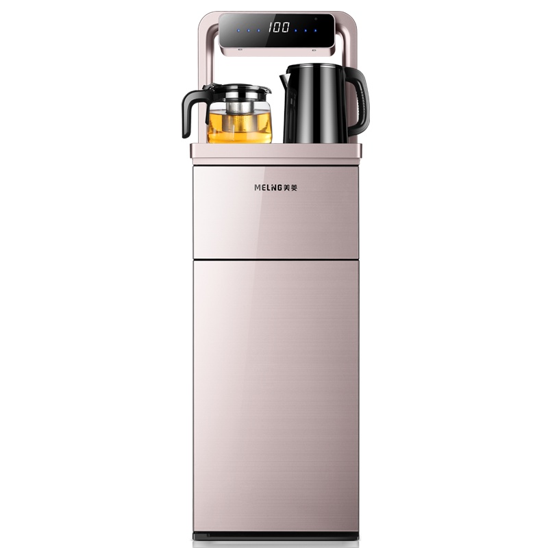 美菱(MeiLing)茶吧机MY-C803-B 家用多功能开水机智能遥控冰温热款立式饮水机