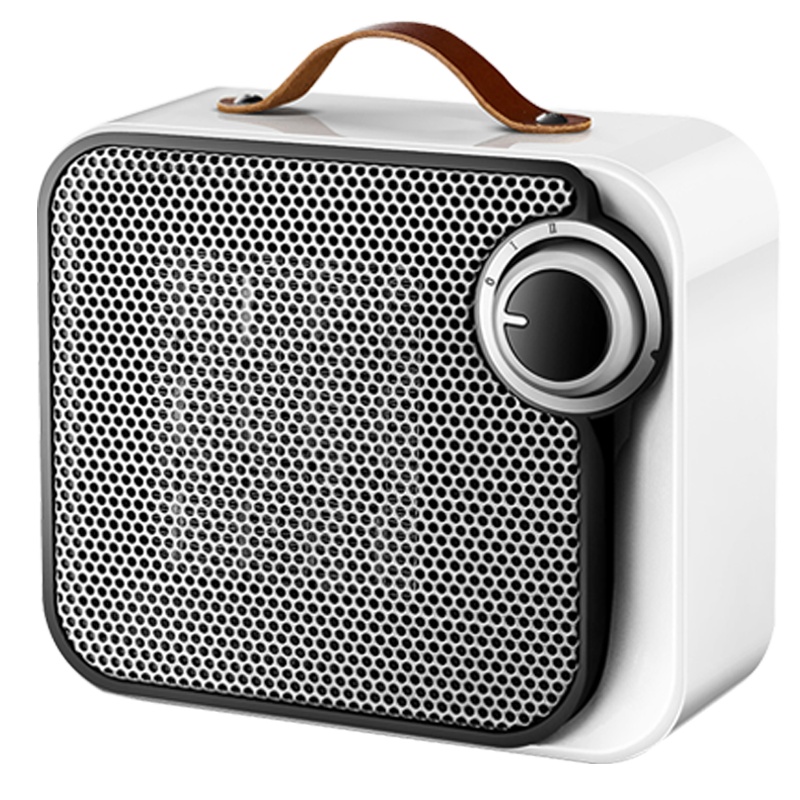 小艾SY-130D取暖器 家用即开即热暖风机 卧室办公司小型取暖器小太阳 倾倒断电安全保护 电暖气 乳白色