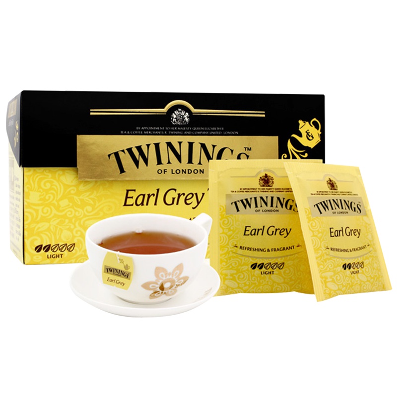 Twinings川宁 英国豪门伯爵红茶茶叶 进口英式红茶包 袋泡茶 50g