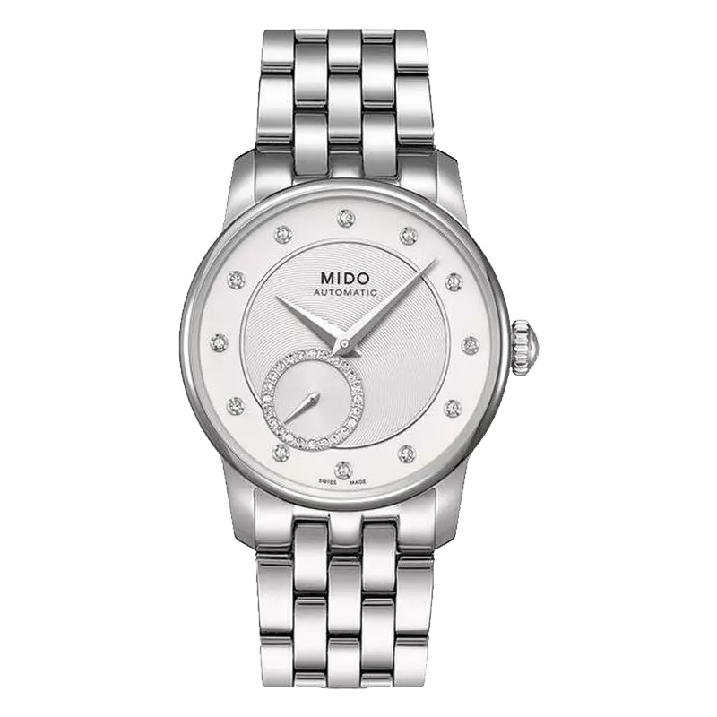 美度(MIDO)瑞士手表 贝伦赛丽系列自动机械瑞士钢带女表M007.228.11.036.00