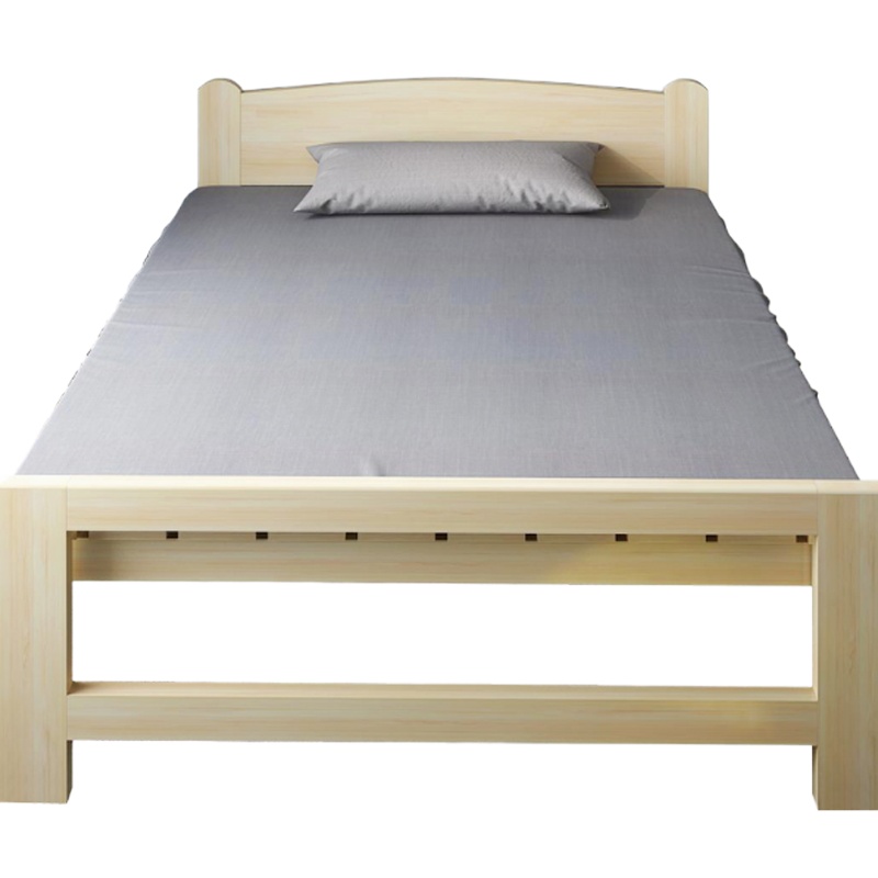 1.2米实木床 含床垫及枕头芯一个