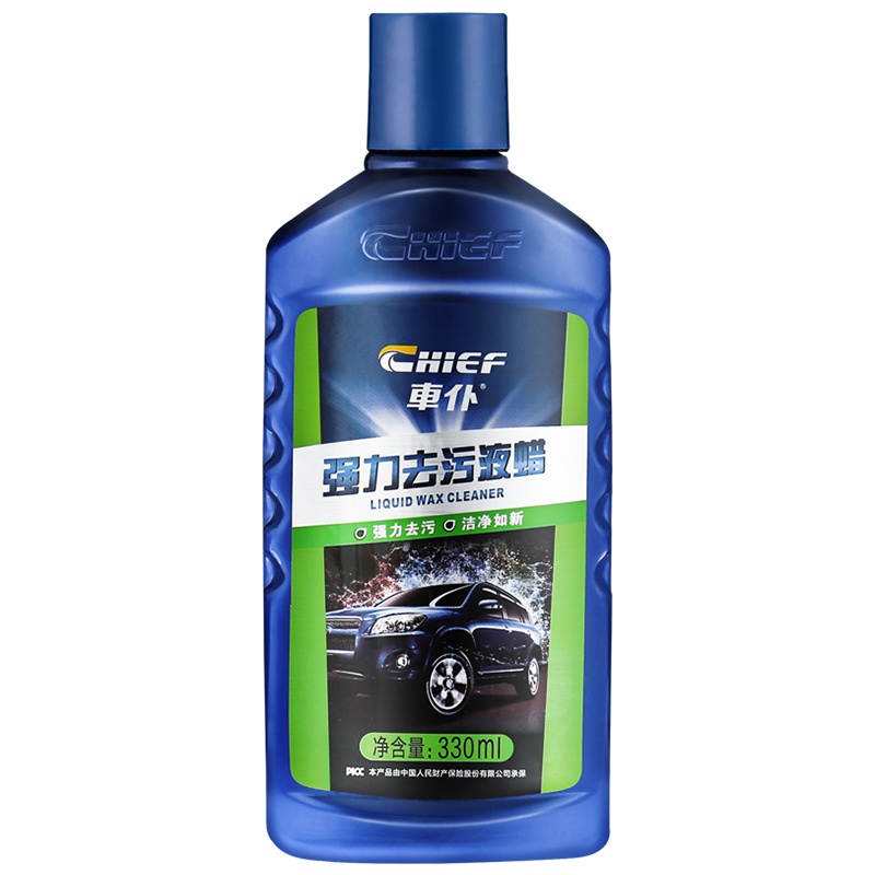 車仆(CHIEF)去污液蜡汽车漆面划痕防水防磨损去除强力防氧化去污蜡汽车蜡上光养护蜡330ml