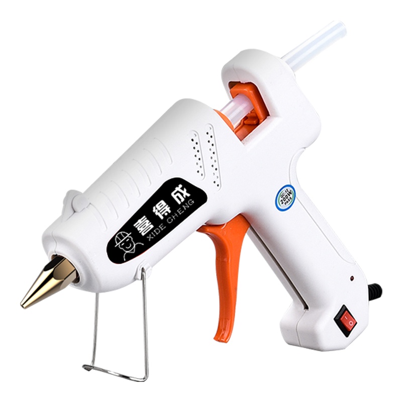 喜得成热熔胶枪80-120W双温手工制作万能家用热融胶条胶水枪电热电熔胶抢7mm胶棒11mm