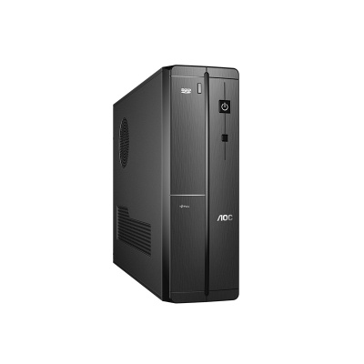AOC 荣光910 迷你商用办公台式机家用电脑主机(锐龙R5 3600 16G 512G 2G独显 商务键鼠 三年上门)