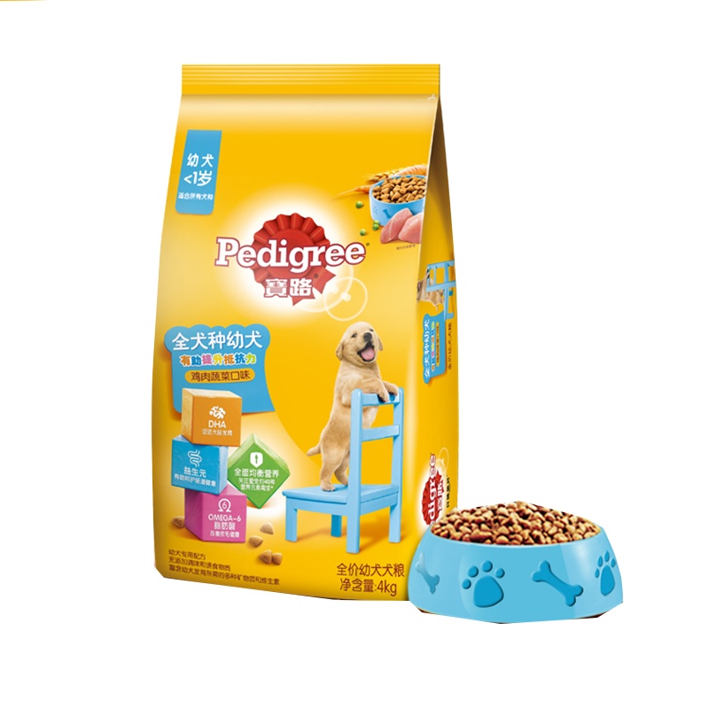 宝路 幼犬狗粮鸡肉味 4kg