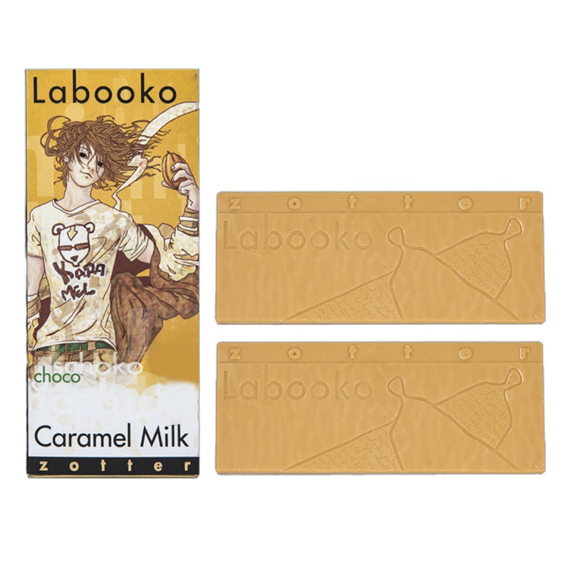 Zotter牛奶焦糖味双片巧克力制品70g