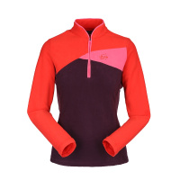 乐飞叶（LAFUMA）运动户外女士登山徒步保暖轻便立领抓绒衣LFE06CC01
