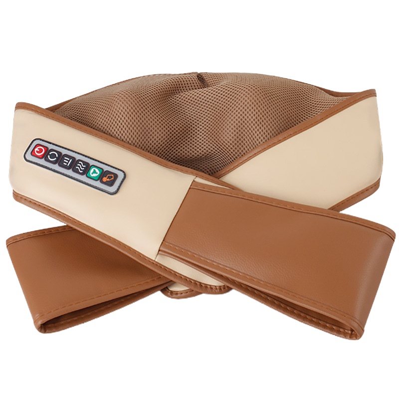 茗振电子 按摩披肩 车家两用肩颈按摩器仪颈部腰部肩部多功能揉捏按摩披 MZ-666G-3