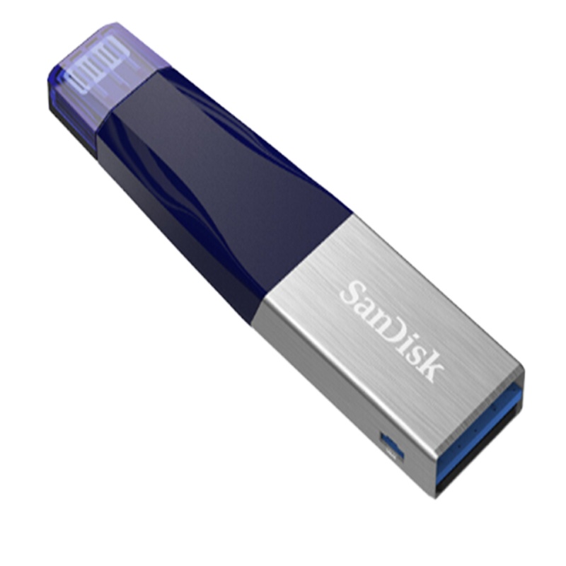 闪迪 (SanDisk) 优盘 欣享苹果128G USB3.0苹果U盘 读速90MB/s 苹果MFI认证 手机电脑两用