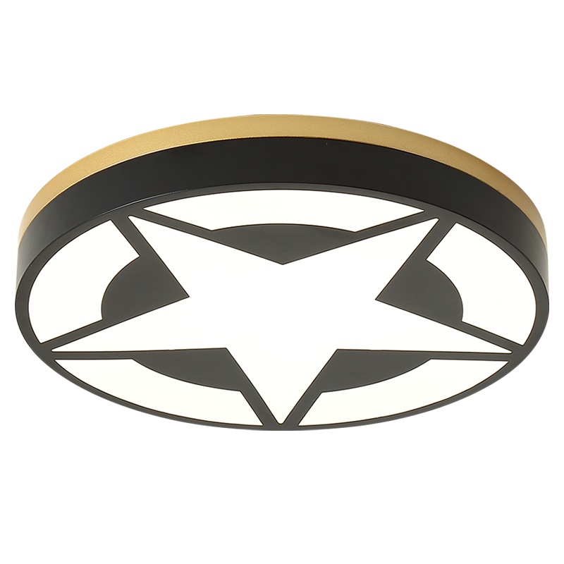 金色梦想 北欧灯具现代简约卧室吸顶灯阳台书房温馨浪漫创意个性星星led灯