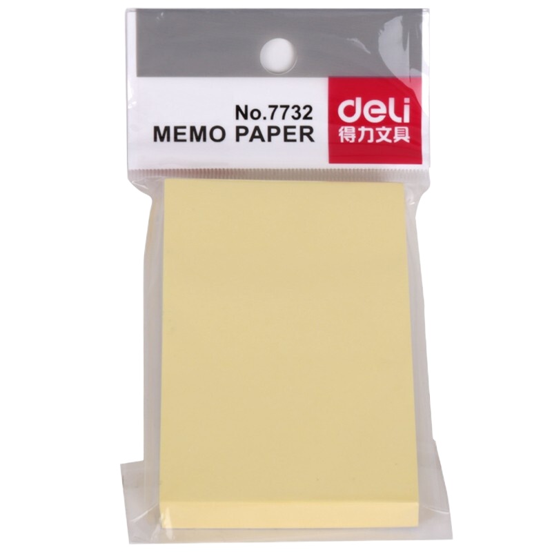 得力（deli）记事贴便利贴标签纸7732(76*51mm) 十包装