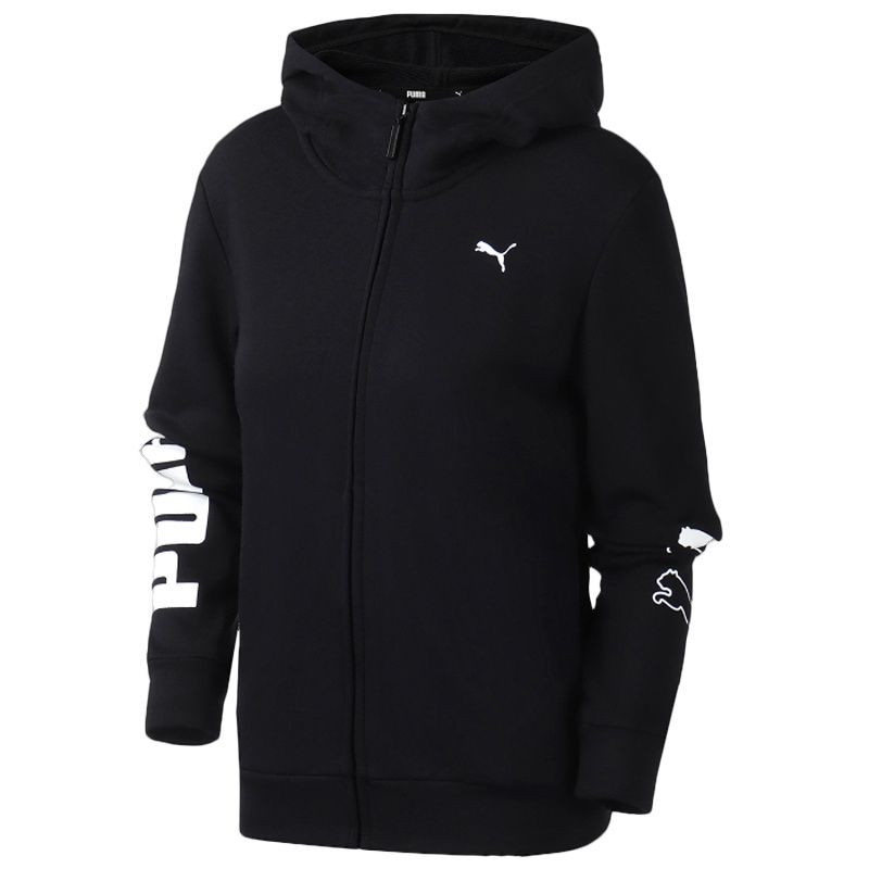 彪马（PUMA）女士春季连帽修身休闲运动夹克582812 01