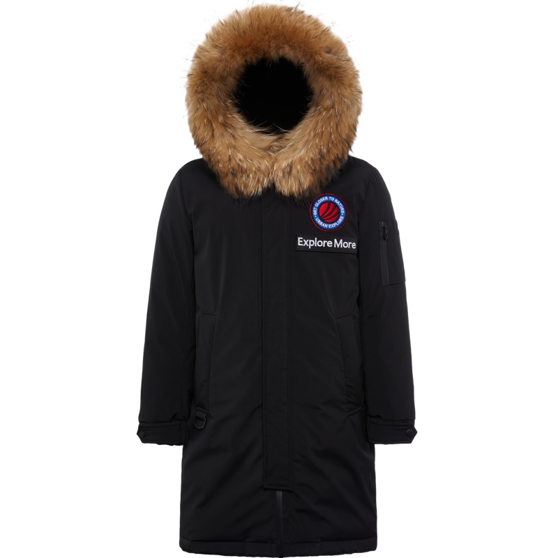 波司登大毛领鹅绒羽绒服男中长款冬季极寒户外保暖外套