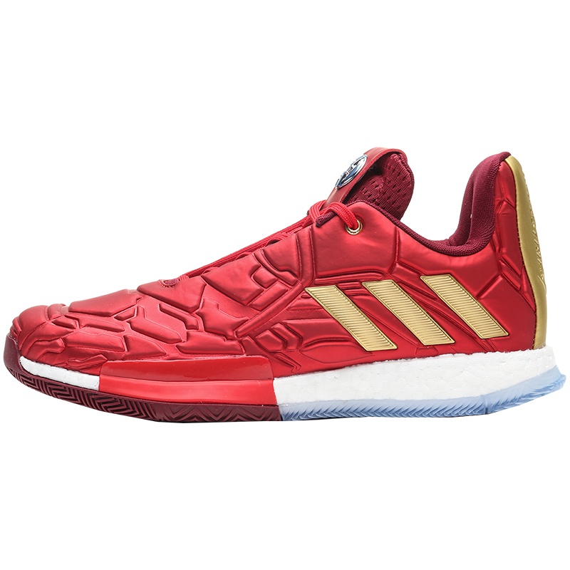 阿迪达斯男鞋篮球鞋哈登漫威钢铁侠联名篮球运动鞋EF2524