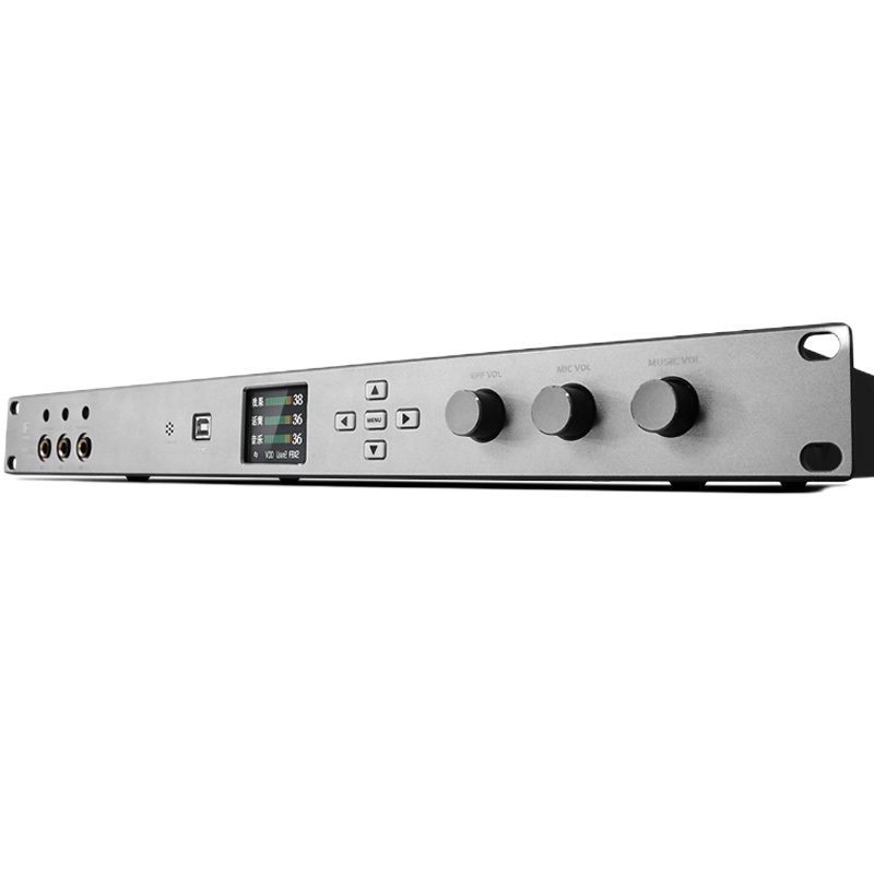 NICOVER DF200 KTV前级效果器 卡拉ok混响器 家用音频处理器防啸叫 变调 反馈抑制器 前级效果器