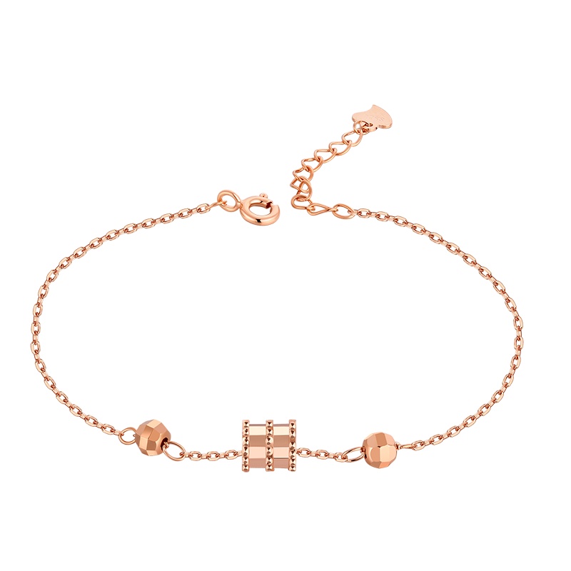 中国黄金 S925银镶锆石葫芦镂空吊坠