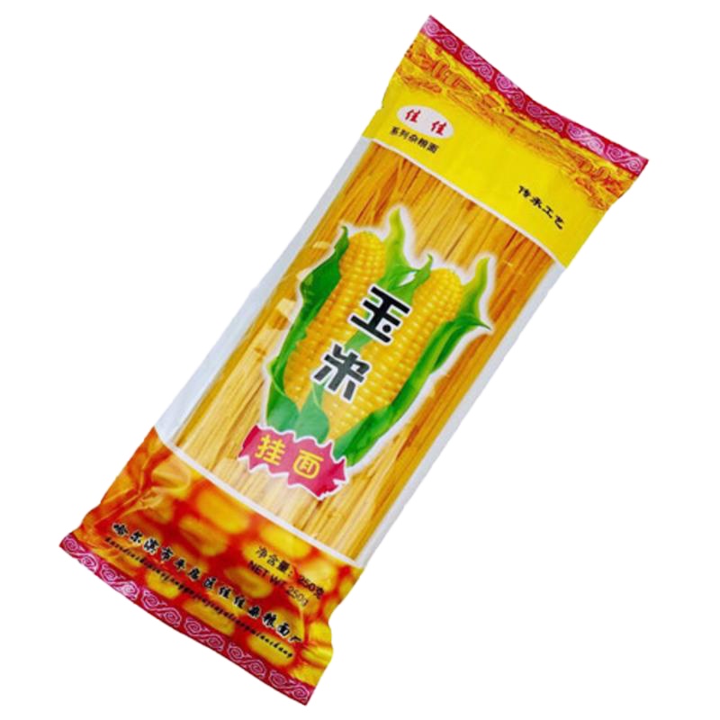 正宗东北延边玉米面条纯黄5袋装整箱速食叉子条干热温面碴条挂面 5代(250克x5代)