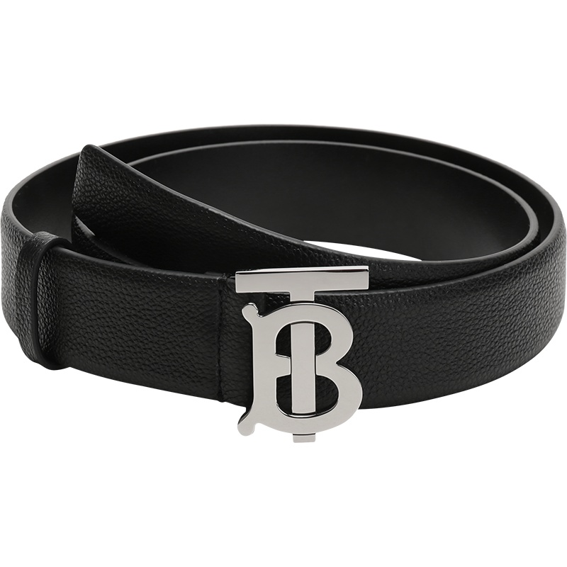 博柏利/巴宝莉 BURBERRY 男款皮革板扣式不可裁剪皮带腰带80465421