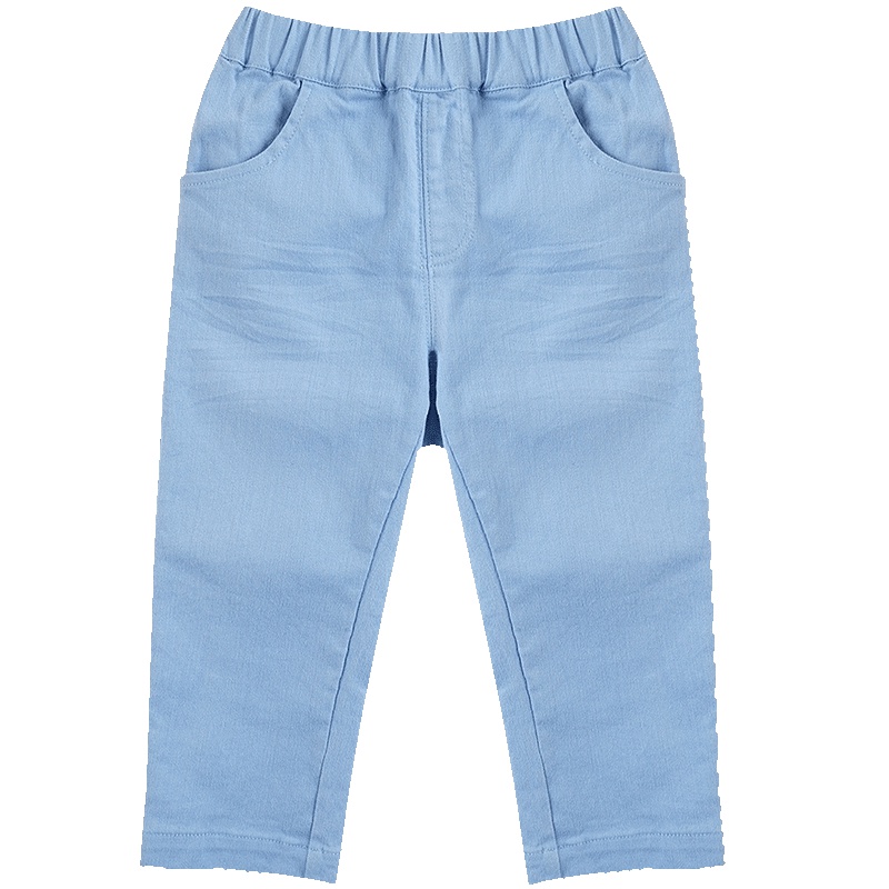 男童纯色经典休闲长裤