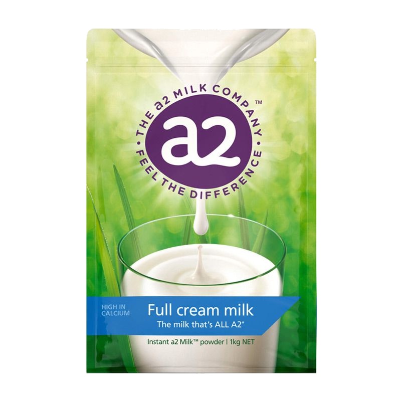 原装进口新西兰澳洲A2 袋装高钙儿童学生成人老人全脂奶粉1kg