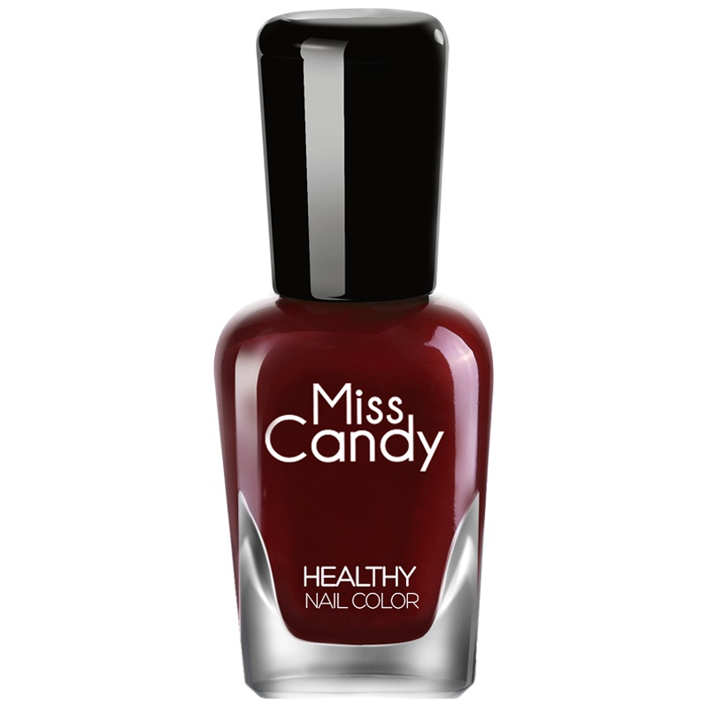 Miss Candy健康甲油可撕指甲油无味环保持久美甲 无需卸甲水上瘾樱桃红NA023