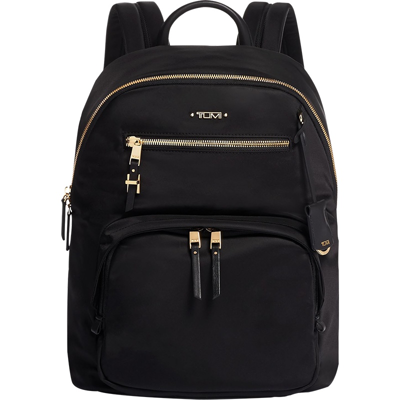 TUMI途明 VOYAGEUR系列 优雅多功能女士双肩背包轻便时尚款0196369D-黑色