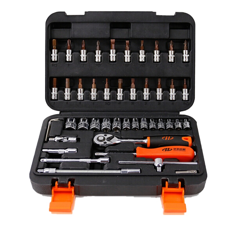 华丰巨箭46件套精品套筒组套HF-81046A
