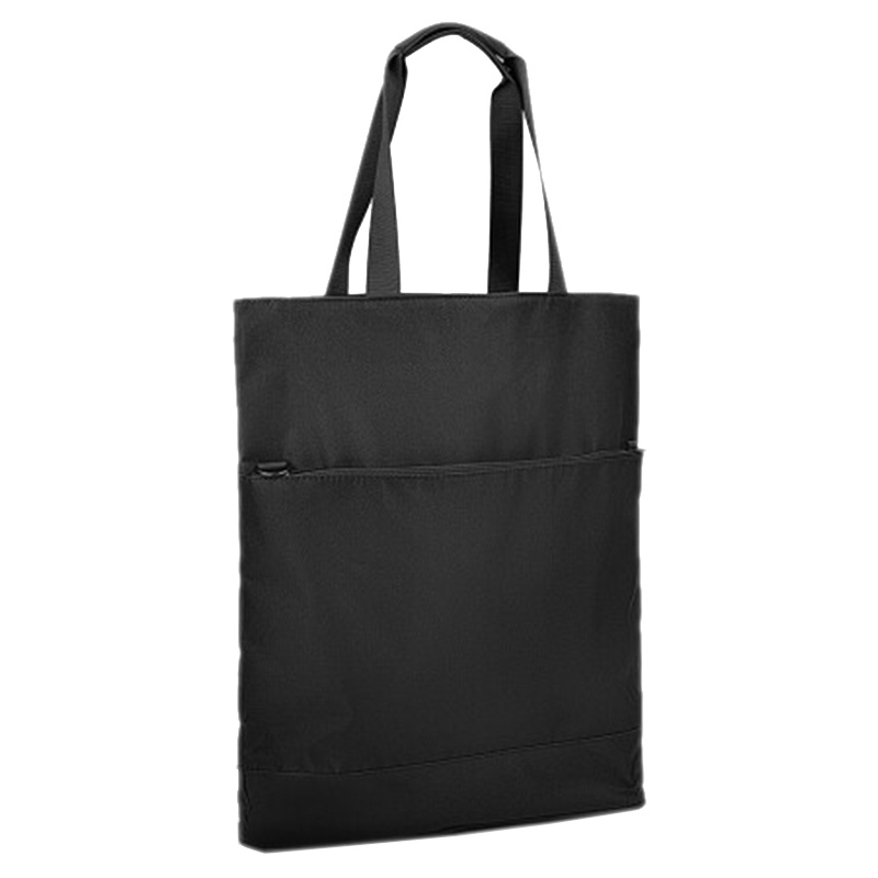 得力 55711 双层大容量手提袋拉链袋 高质感会议包文件资料包 商务便携电脑包黑