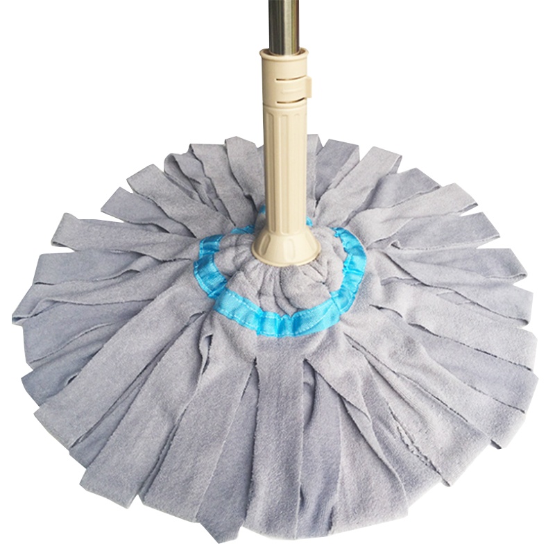 海斯迪克 HKW-69 自拧水旋转拖把 伸缩杆干湿两用免手洗墩布毕卡索拖把商务办公拖把 纤维绳款无杆