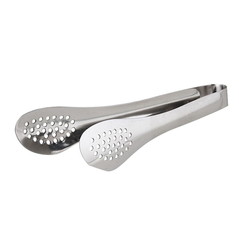 欧圣美 不锈钢食品夹 防滑防烫夹食物夹蛋糕夹面包夹烘焙夹子M-0244