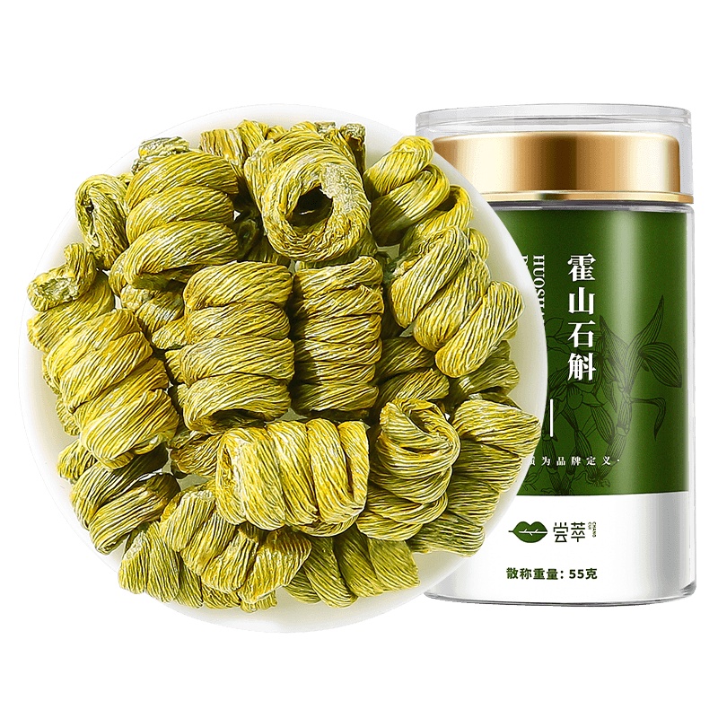 拍1发2杞里香霍山石斛茶正品枫斗鲜条干条中药材养生花茶粉