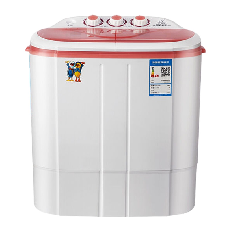 2.5公斤(白色-蓝光) 迷你洗衣机小型半自动双桶小洗衣机超小宝宝婴儿家用洗衣机