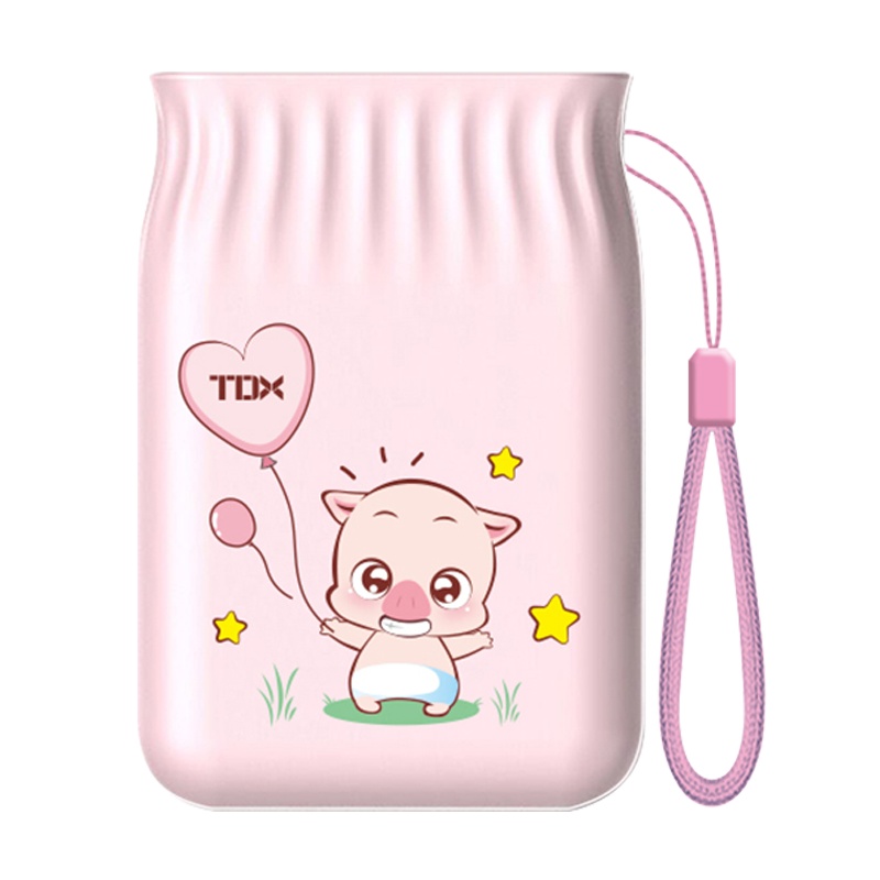铁达信X-80D粉色迷你8000毫安充电宝小香包vivo苹果安卓华为oppo通用移动电源