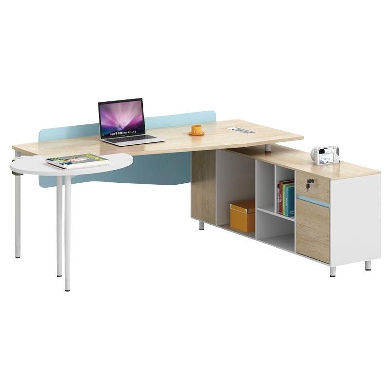 质凡办公家具经理桌主管桌1.8米简约现代单人桌椅组合2米家用电脑桌子