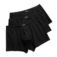 [棉]简约纯色棉男士内裤男平角裤舒适中青年四角底裤臻依缘