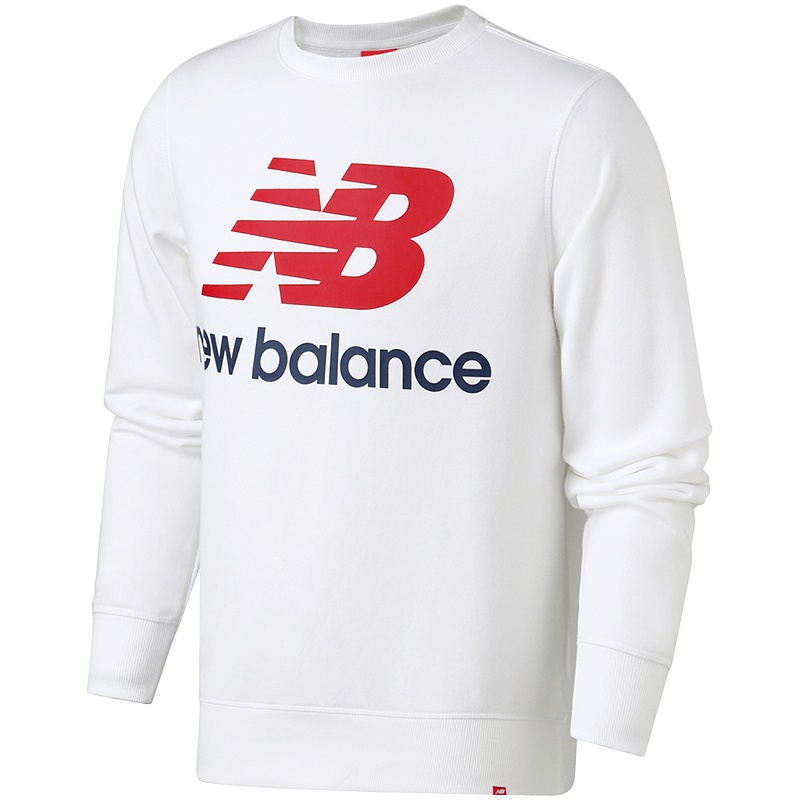 New Balance/NB男装卫衣套头圆领针织休闲运动服AMT91548 L AMT91548-PGM蓝色
