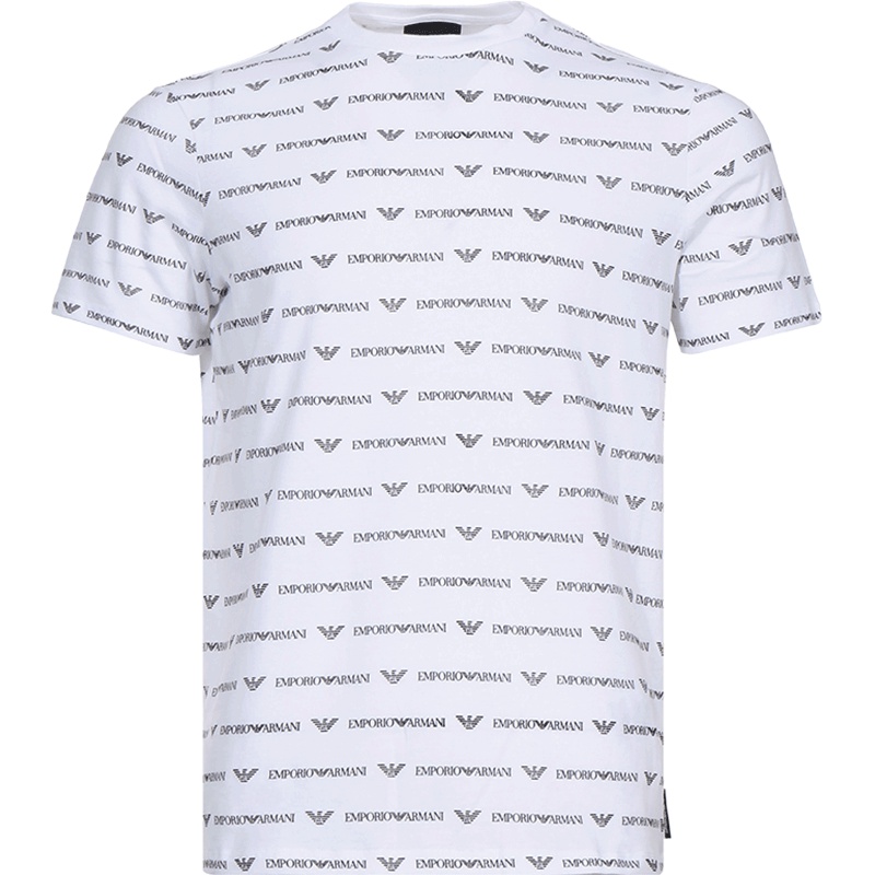 EMPORIO ARMANI 阿玛尼 男士棉质圆领短袖T恤衫 3G1T69 1J19Z