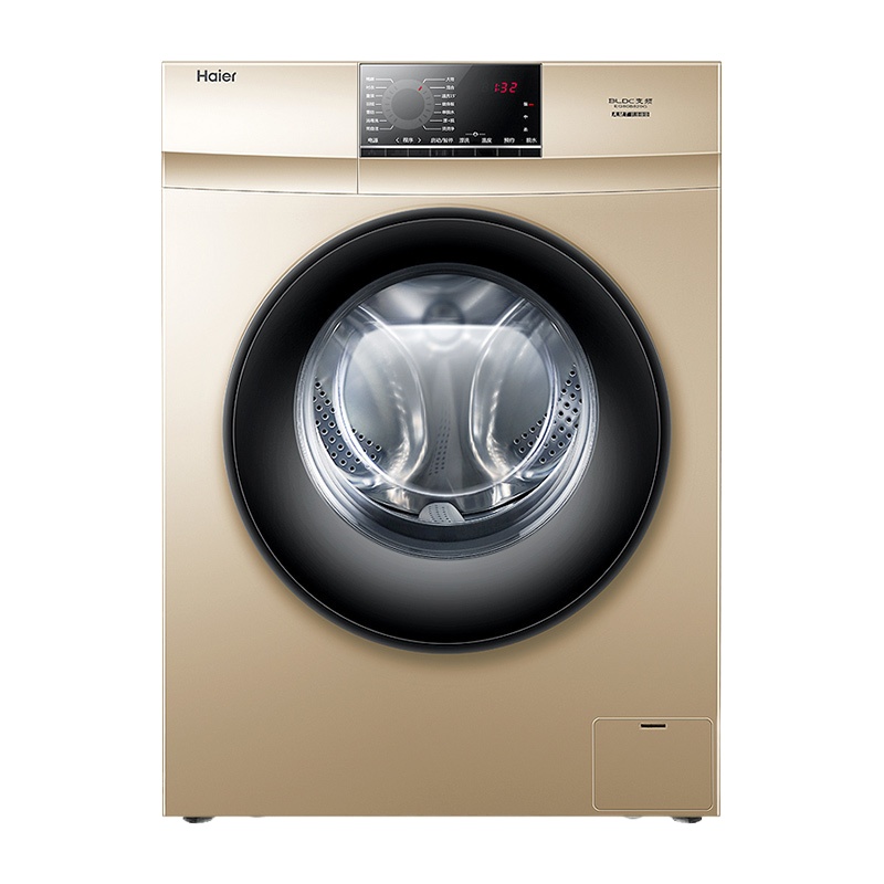 海尔(Haier) 滚筒洗衣机 8公斤 变频全自动家用 EG80B829G