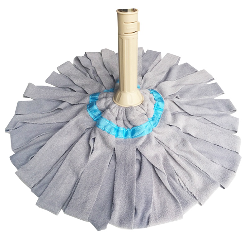 海斯迪克 HKW-69 自拧水旋转拖把 伸缩杆干湿两用免手洗墩布毕卡索拖把商务办公拖把 纤维绳款无杆