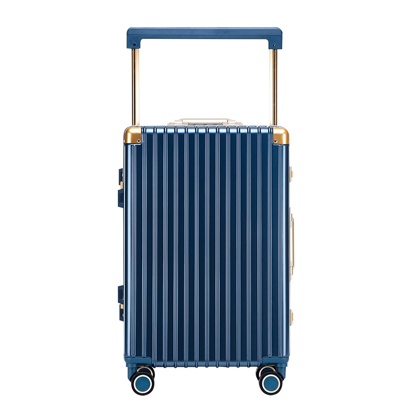 铝框登机箱宽拉杆行李箱女ins网红新旅行箱26男结实耐用时尚拉杆箱20绿色