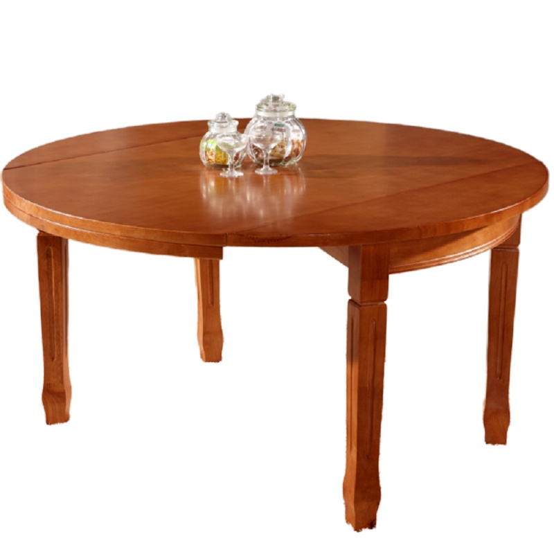 致恒华木实木折叠圆形餐桌ZHHM-Z033（单桌）