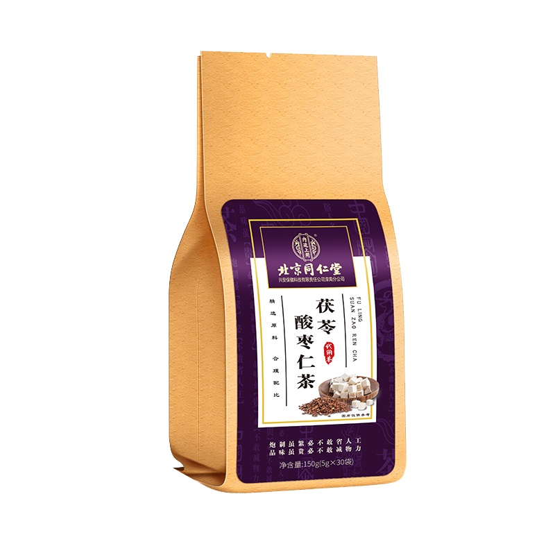 内廷上用茯苓酸枣仁茶茯苓百合茶助膏丸失眠安睡多梦睡眠质量差养生茶